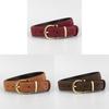 Minimalist Genuine Leather Waist Belt With Pin Closure For Fashionable Ladies And Jeans