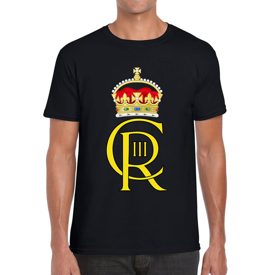 King Charles Royal Cypher Mens T Shirt Womens Tops Tees 4XL
