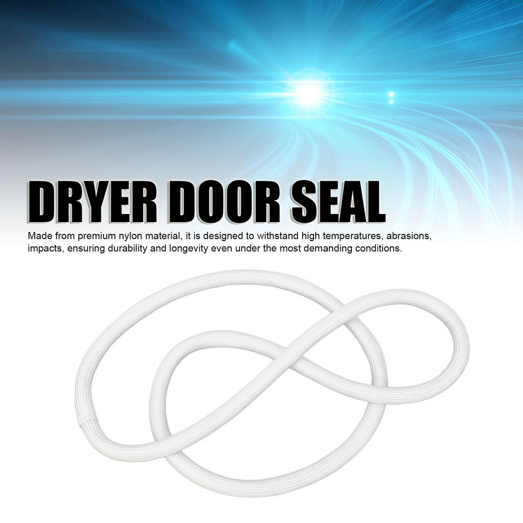 W10906683 Dryer Door Seal Part Nylon Clothes Dryer Door Seal for WED4850HW0 WED4950HW0 WED49STBW1 Dryers