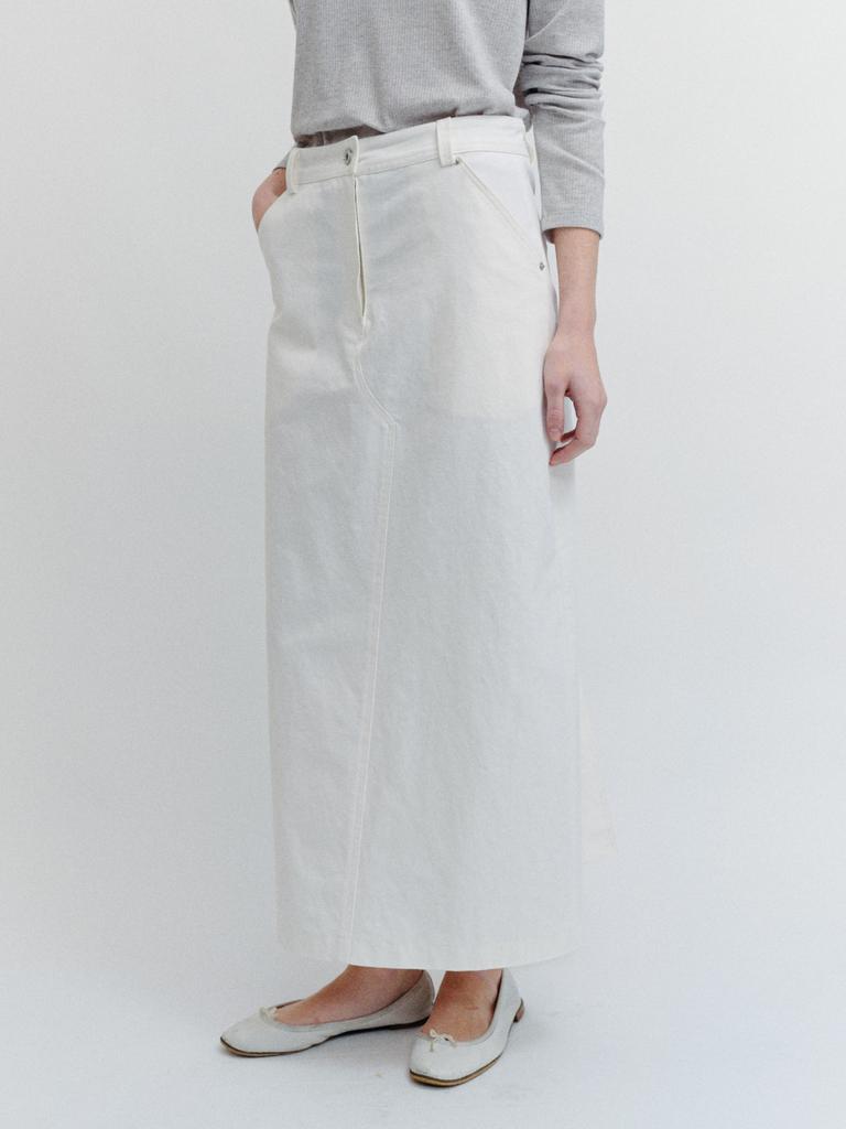 Tollo Classic Long Skirt (White)