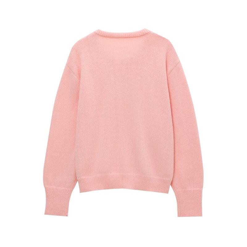 Autumn European & American Women's Street Fashion Knitted Cardigan