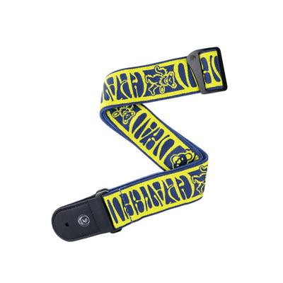 Correia Tecida Grateful Dead 50GD02 D'Addario (Ursos Dançarinos) Amarelo/Marinho