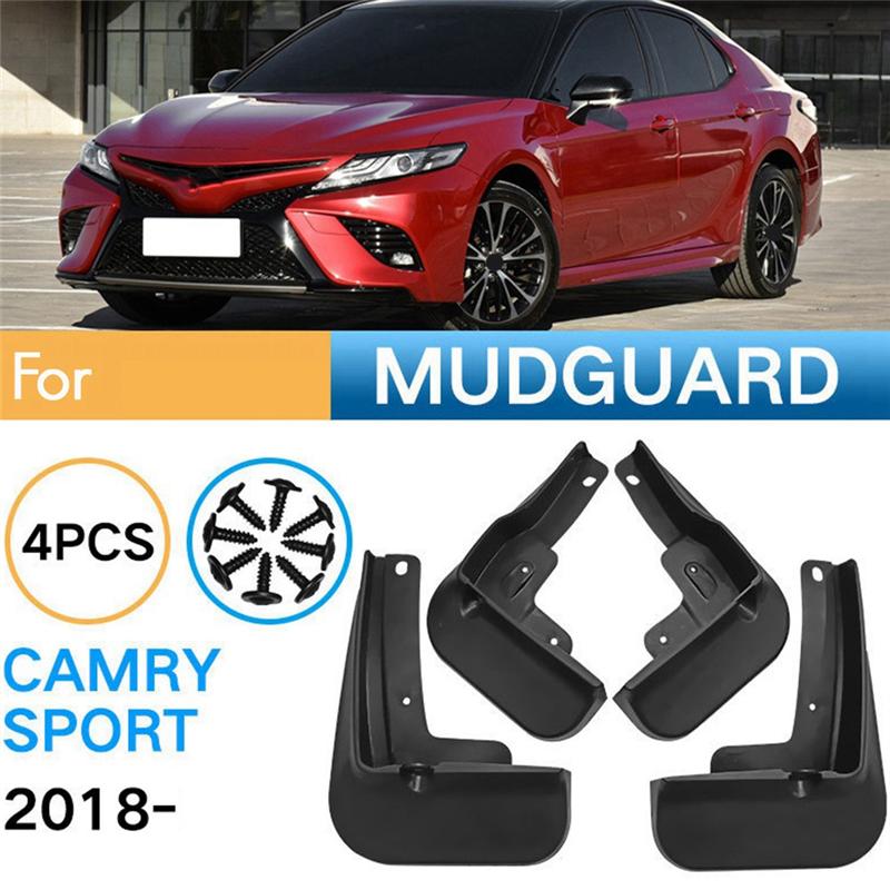 

4PCS Car Mudguard Mud Flaps Splash Mud Guard Fender For Toyota Camry Sport 2018-2025 Car Accessories чорний