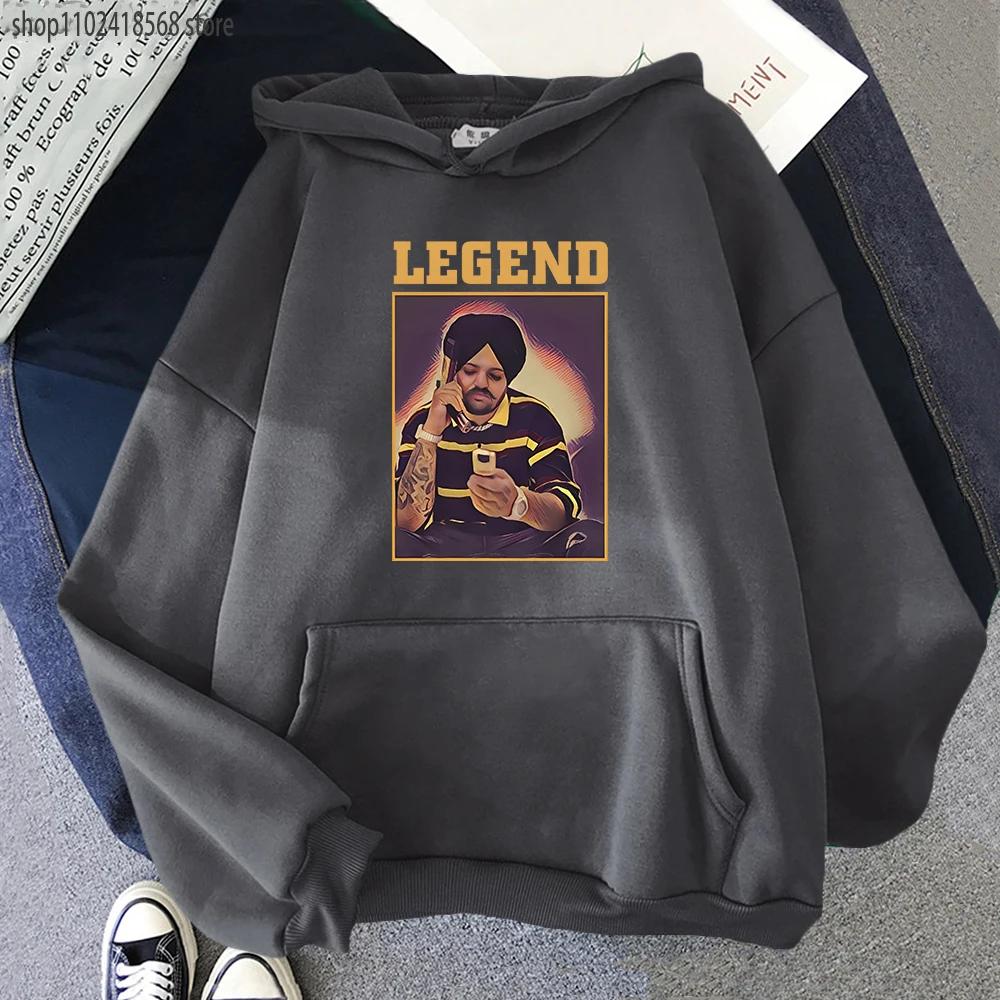 Legend Sidhu Moose Wala Hoodies Women RIP Moose Wala Fans Sweatshirt Long Sleeve Casual Soft Clothing Streetwear Men