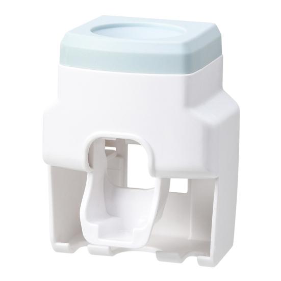 Automatic Toothpaste Dispenser Set Easy To Install Wall-Mounted Toothpaste Squeezer with Toothbrush Holder Bathroom Accessories