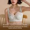 Lace Bra That Makes Large Breasts Appear Smaller with Soft Underwire To Support and Prevent Sagging