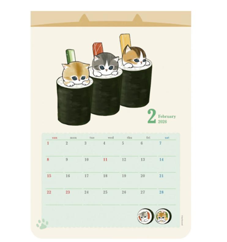Mofusand Calendar 2026 Japan NEW
