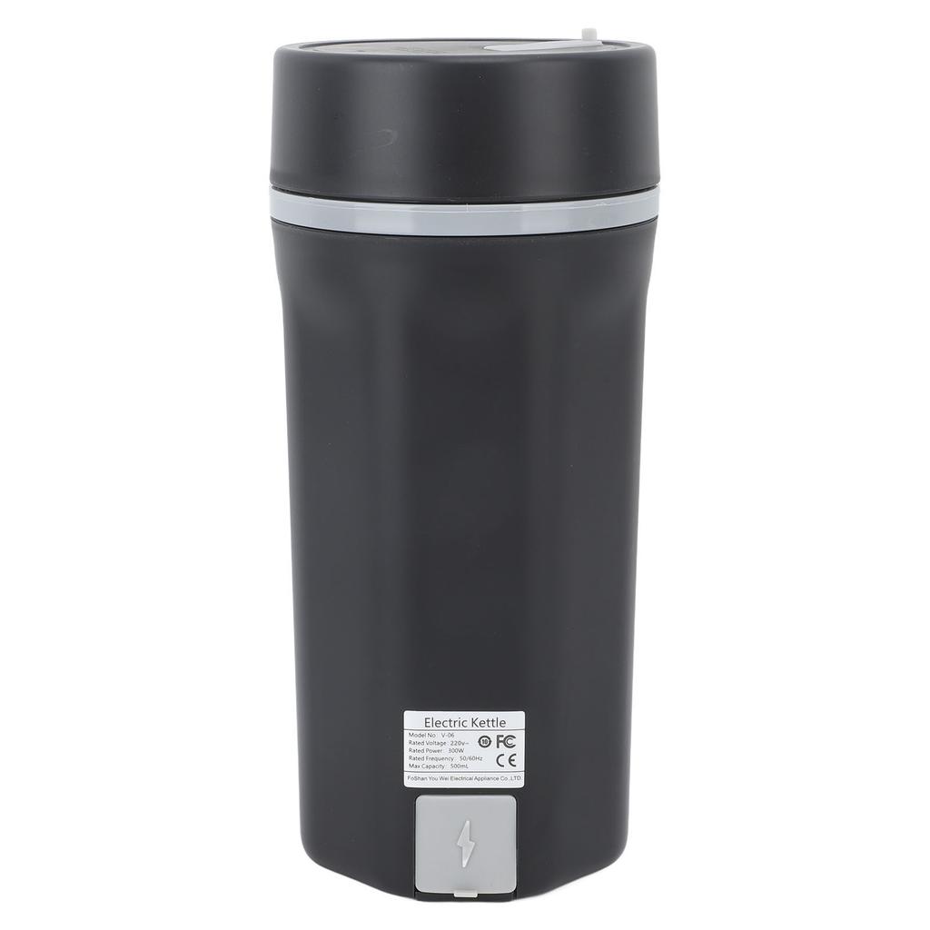 Portable Travel Electric Kettle 300W 500ml 304 Stainless Steel Automatic Mini Small Hot Water
