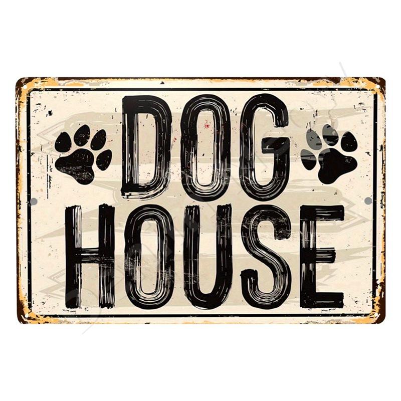 Dachshund Metal Tin Sign, Doberman Dog, Retro Art, Yorkie, Funny Pet Poster, Cafe, Kitchen, Home, Wall Decoration, Plaque Gif