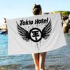 Klassisches Band T-Tokio H-Hotel Mikrofaser Strandtuch Saugfähig Schnelltrocknend Weich Yoga Schwimmen Resort Bergsteigen Handtuch