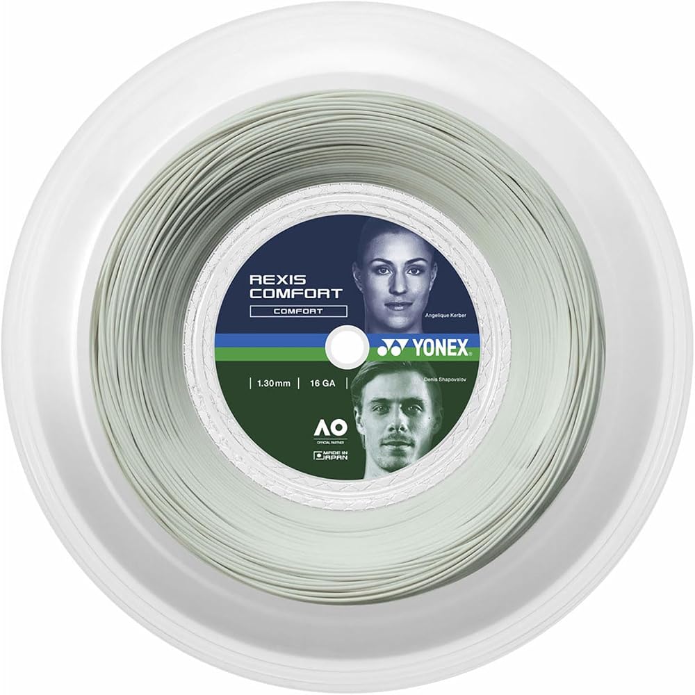 YONEX Lexis Comfort 130 Tennis String 200m Cool White 1.30mm