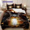 Ghost Rider Hell Wheels Bedding 1 Duvet Cover 2 Pillowcase Without Core Soft And Comfortable Christmas Birthday Gift