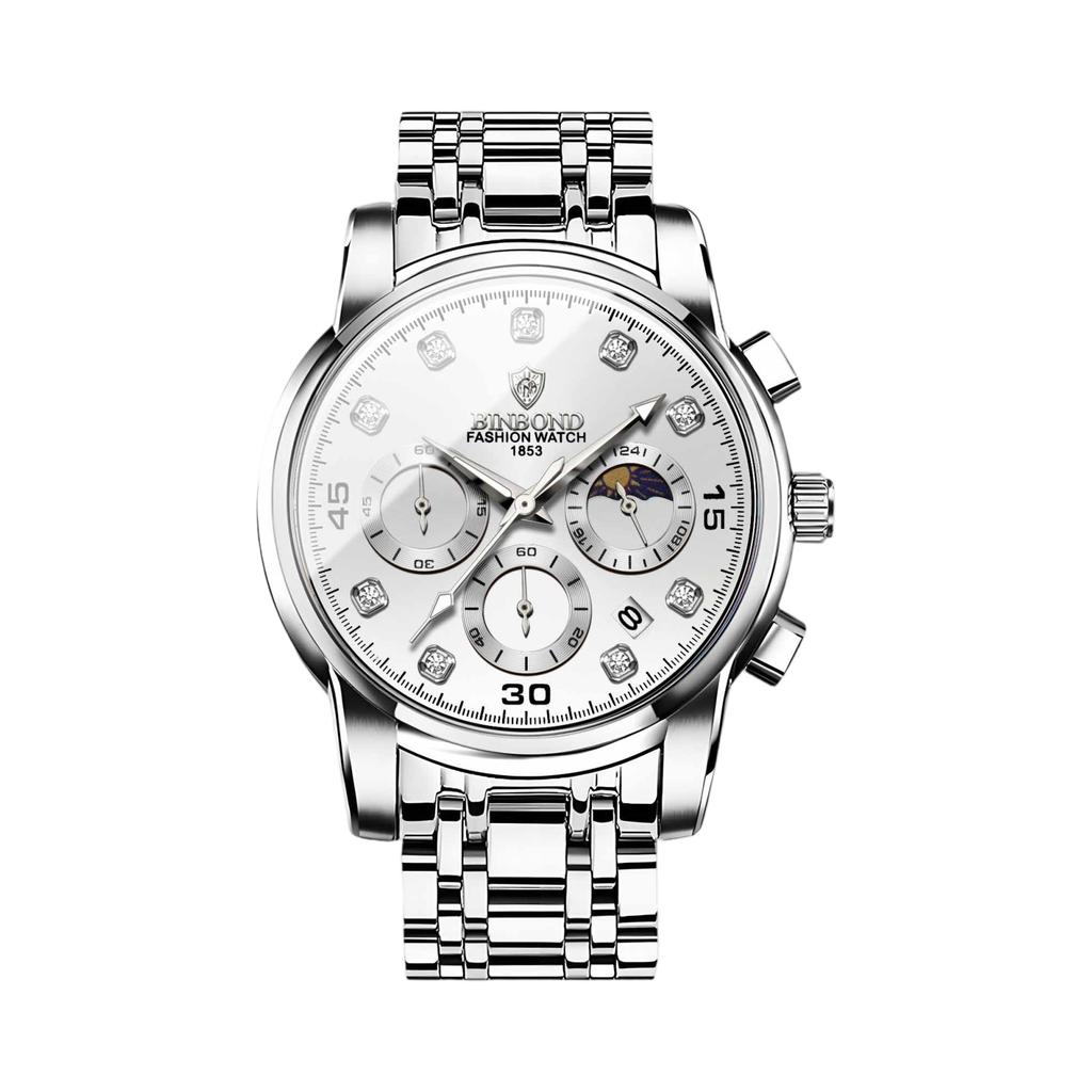 Men's Waterproof Luminous Running Alarm Clock Watch