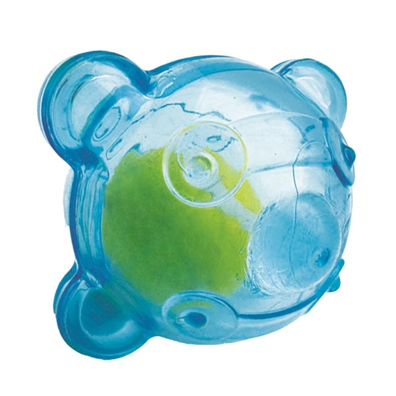 Interaction Dog Chewing Toy Ball with Squeaky Sound and High Bounce for Active Pet Chewing Teething Exercise Toy