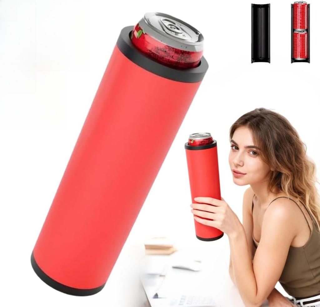 Double Tactical Reload Can Holder-Ultra Chill System, 2026 New Assault Tactical Insulation Sleeve, Slim Can Cooler Fits Two 12oz Beverage Cans