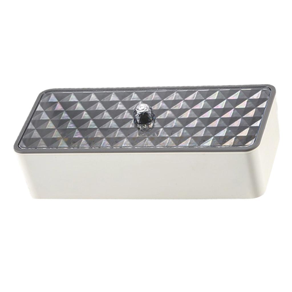 Draining Chopstick Container Dustproof Multilayers Utensil Storage Box for Kitchen White