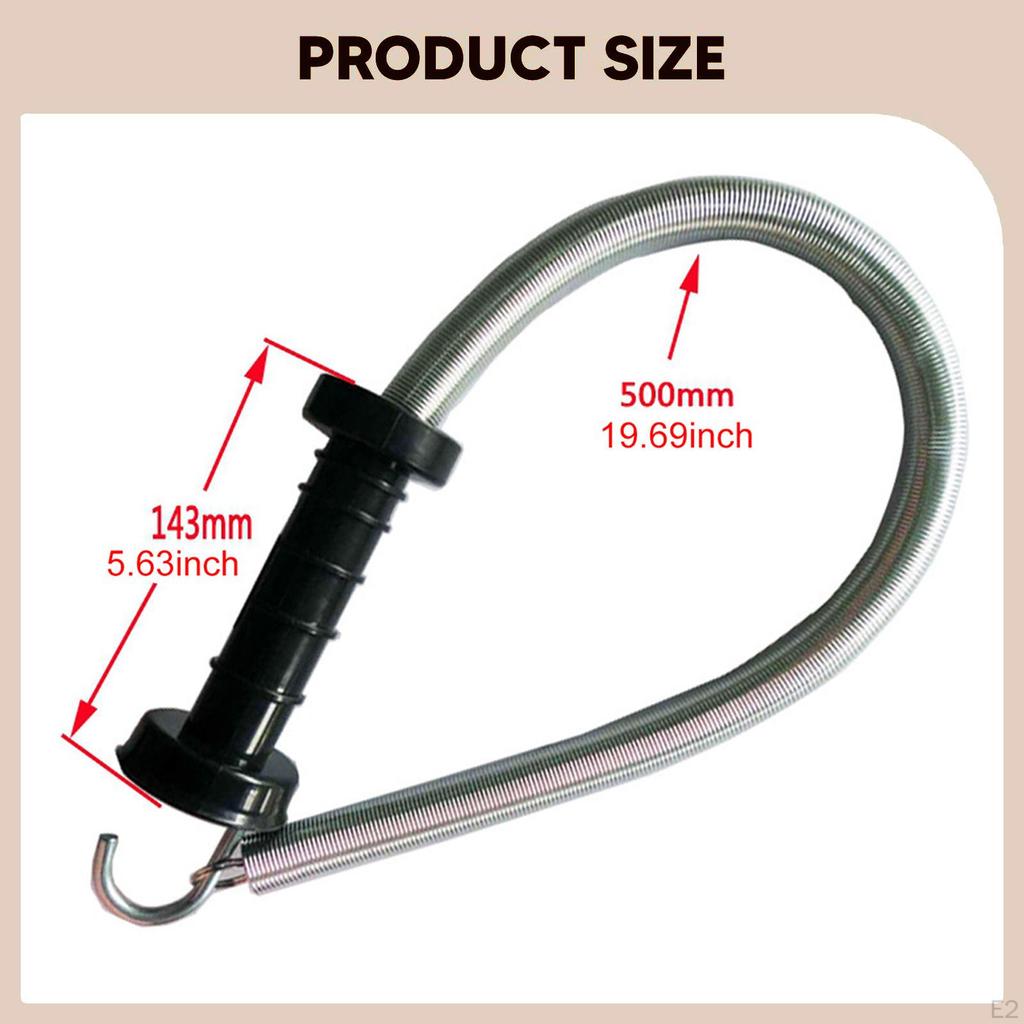 Zestaw Bramki do Ogrodzenia Elektrycznego Akcesoria do Systemu Ogrodzeń Metalowa Rączka ze Sprężyną Zamienna na Rancho