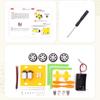 Wind Power Car DIY Electronic Kit Technology Science Toys Baby Child Educational Wind-powered Motor Robot G122
