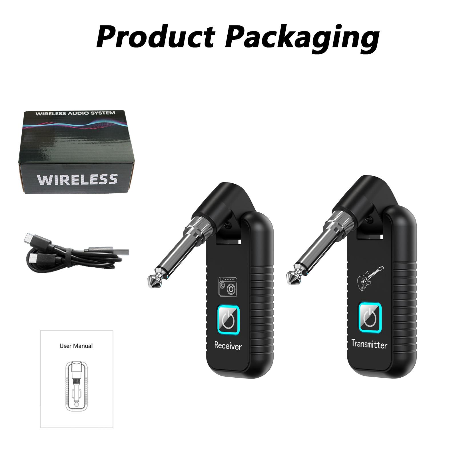 Guitar Wireless System Guitar Transmitter Receiver for Electric Guitar Bass Electronic Wind Instrument KB6