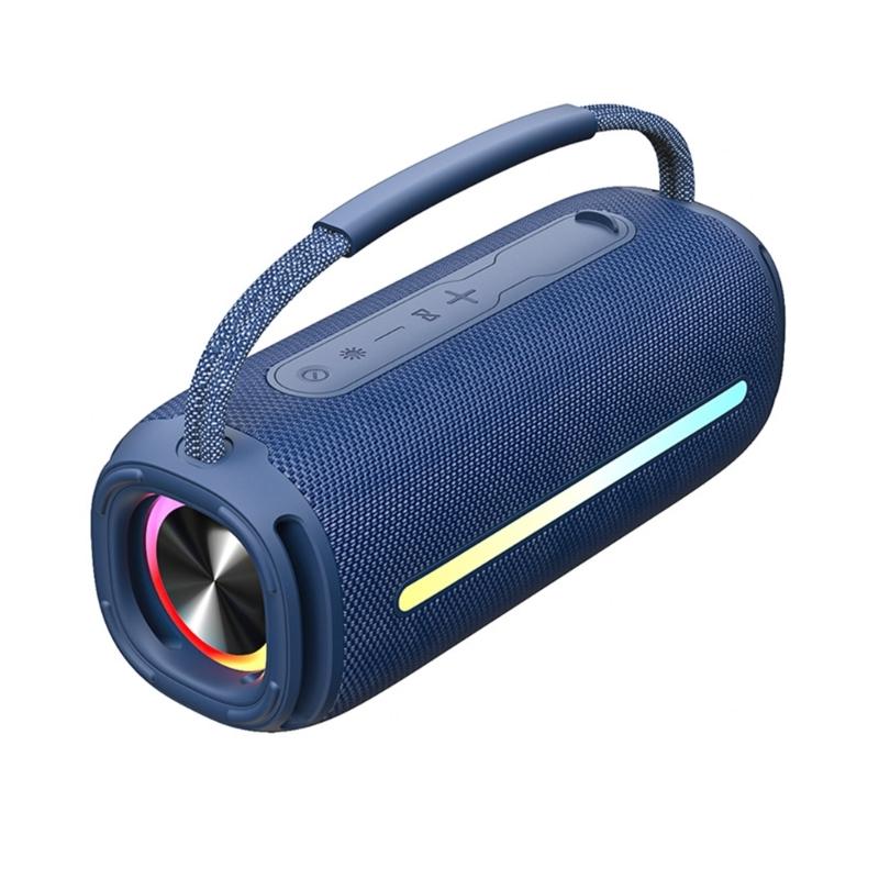 20W Portable Bluetooth-compatible Speaker Double Driver 360°Surround Sound IPX6 Waterproof For Camping Beach Party
