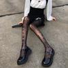 Lolita Alphabet Pantyhose JK Girls Tights Japanese Characters Transparent Body Shaping Bottoming Stockings Harajuku Women Tights