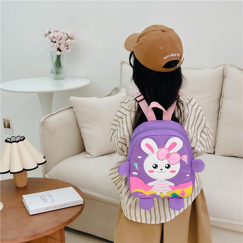 Adorable Cartoon Bunny Preschool Backpack For Kids Ages 3 To 6 Years Old In Vibrant Colors