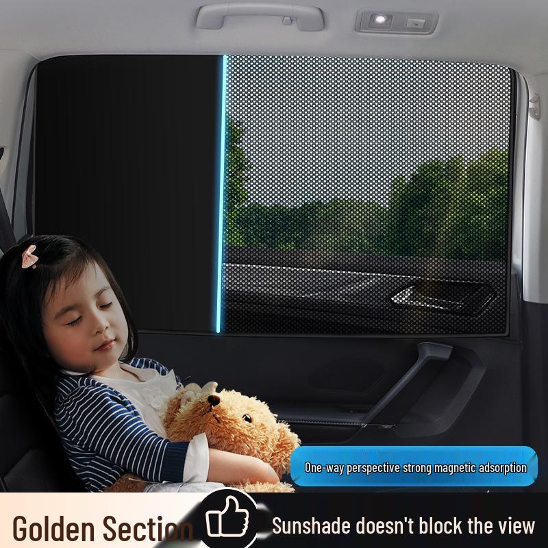 Cortina Parasol Magnética para Ventana Lateral de Coche para Protección del Bebé y Privacidad