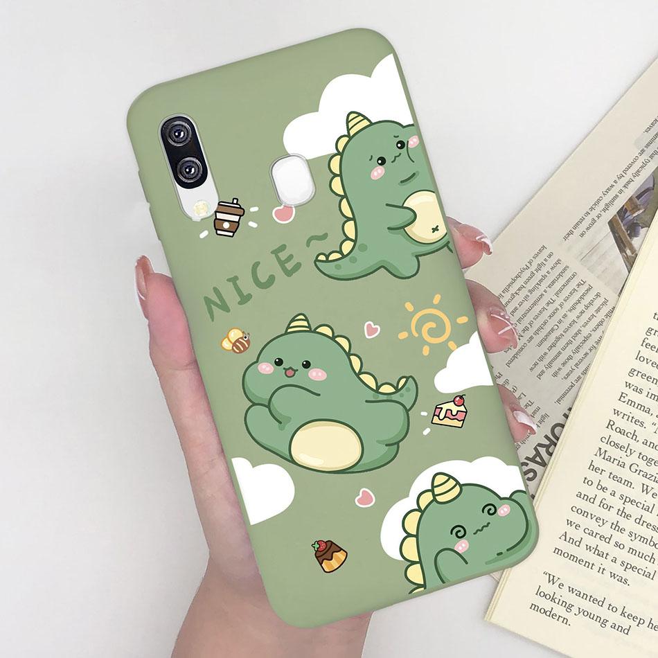 Leopard Print Case For Samsung A40 Phone Cover Soft Silicone Matte Cases For Samsung Galaxy A40 A 40 SM-A405F Bumper Funda Capa