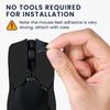 kwmobile Mouse Grip for Razer Viper Ultimate - Anti-Slip Grip Tape, Pre-Cut, 0.5mm Thick, Black