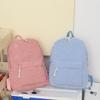 Cross-Border Large Capacity Corduroy Backpack: Versatile, Portable Student Bag for College Style & High School. Lightweight Double-Shoulder Design.