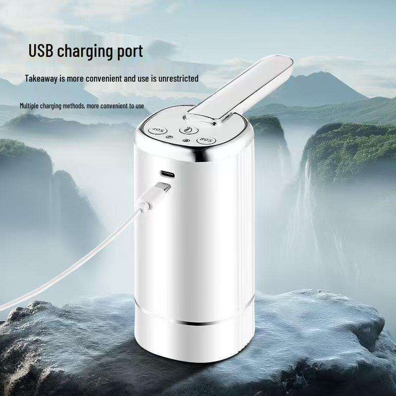 Electric Folding Water Dispenser: Automatic Rechargeable Hand Pump for Bottled Water