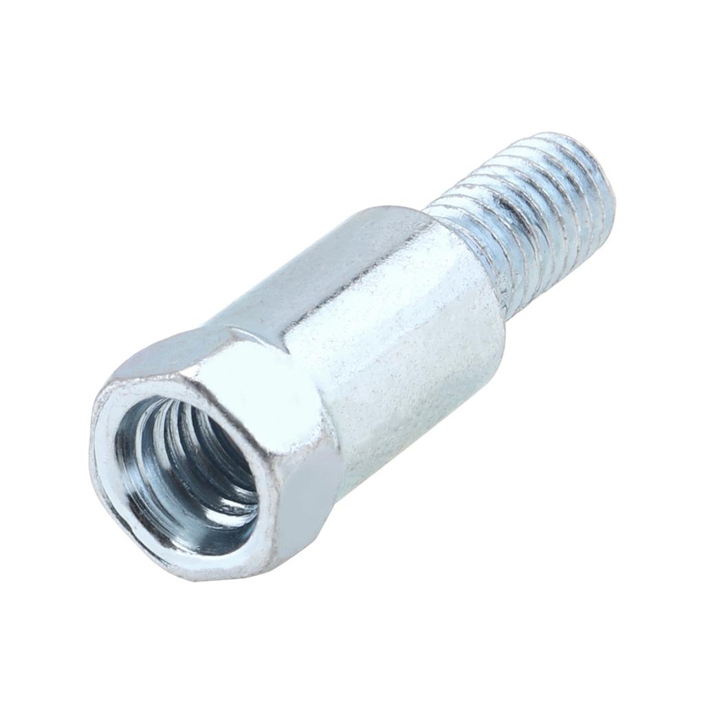 1 Stück 8mm 10mm Spiegeladapter Schwarz Silber Metall Rückspiegel Bolzen Schraube Gewinde Umwandlungsbolzen Motorradspiegel Schraube Linksgewinde Rechtsgewinde