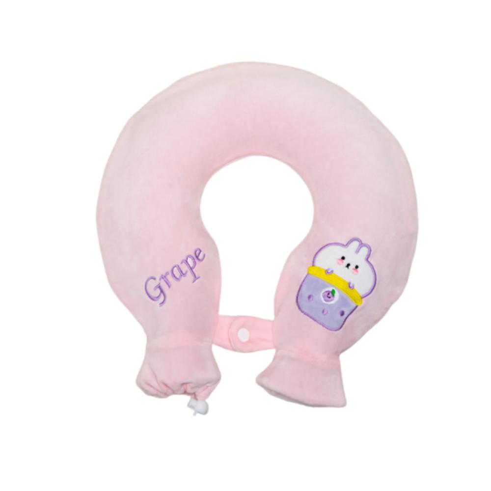 

Leak-proof U-shaped Hot Water Bag Cartoon Icy Cooling Neck Bag Soft Neck Warmer Office Style D