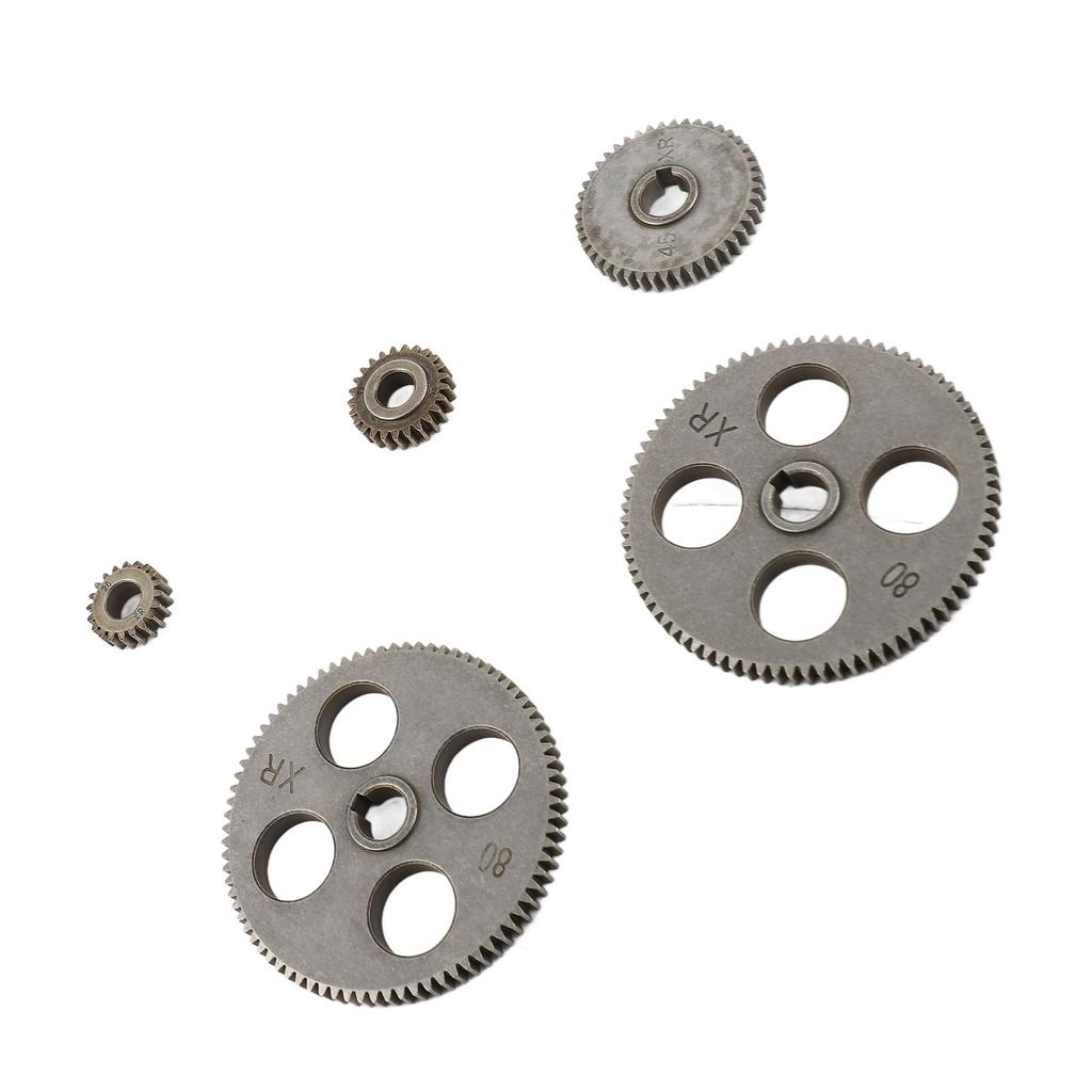 5Pcs Lathe Gear Metal Mini T80 T45 T25 T20 Accessory Replacement Set Kit for Cutting