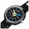 Swatch Unisex 28mm Schwarze Uhr ZFPNP097 ZFPNP097