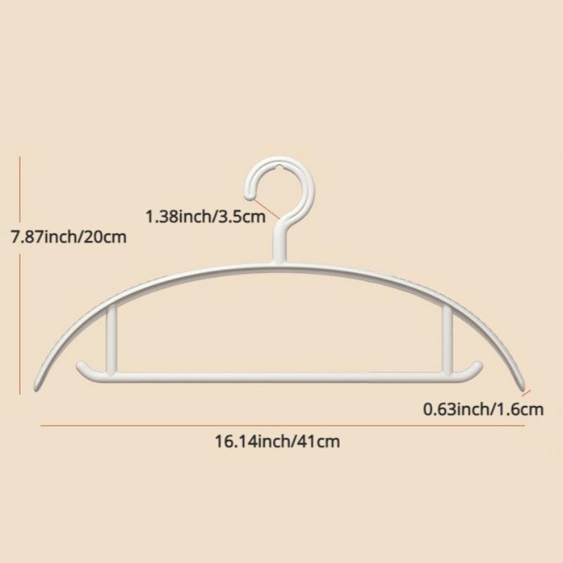 10ks bezešvý věšák je nedeformovatelný, neklouzavý a bez ramen, což je velmi vhodné pro sušení a skladování oblečení ve skříni.