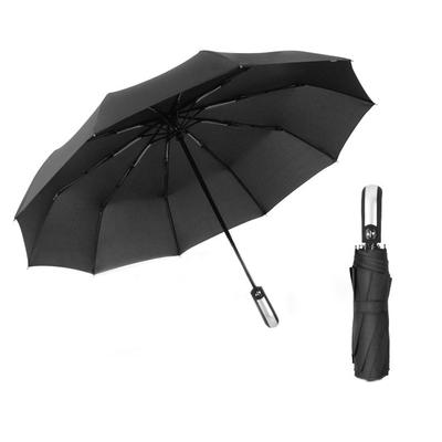 Automatycznie otwierany i zamykany składany parasol wiatroodporny kompaktowy parasol 10 żeber mały przenośny parasol odporny na deszcz