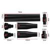 Watering Nozzle head Sprinklers Pool Tip 8pcs Set Black Home Multifunctional