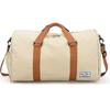 Sport-Gymnastiktasche mit Schuhfach & Nassfach, Reise-Duffelbag, Wochenendtasche Schwarz