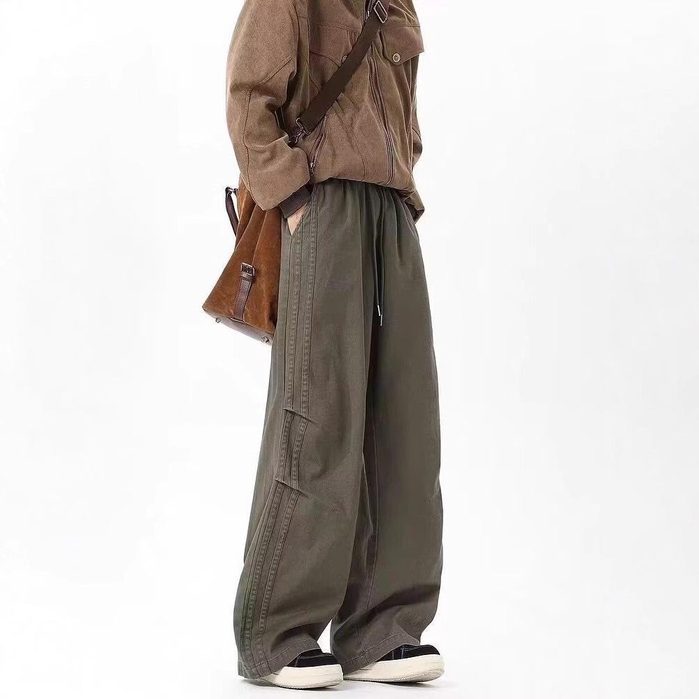 Pants Men's Autumn New High Street Loose Casual Pants Men's Korean Version Versatile Wide Leg Drag Men's Casual Pants