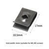 100pcs-20pcs Car Motorcycles Metal Screw Fastener Clips U-Type Clip with Screw Anti-rust Protection Clip Screw Buckle Iron Sheet