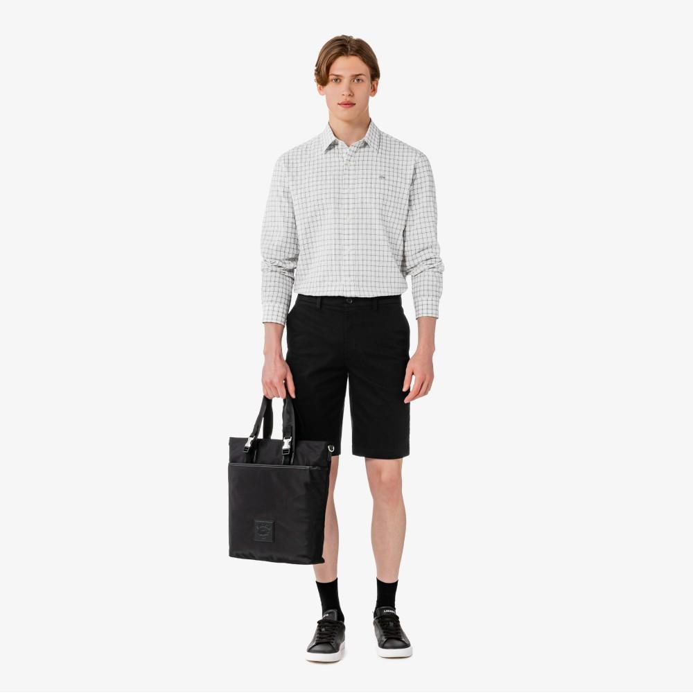 [lacoste] Men's Check Seersucker Shirt CH507E-56G70V