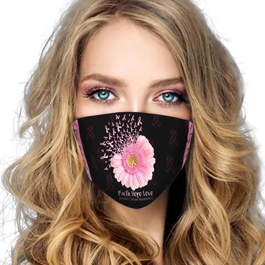1 PC World  Day Printed Dust-Proof And Breathable Cotton Mask Cycling Mask