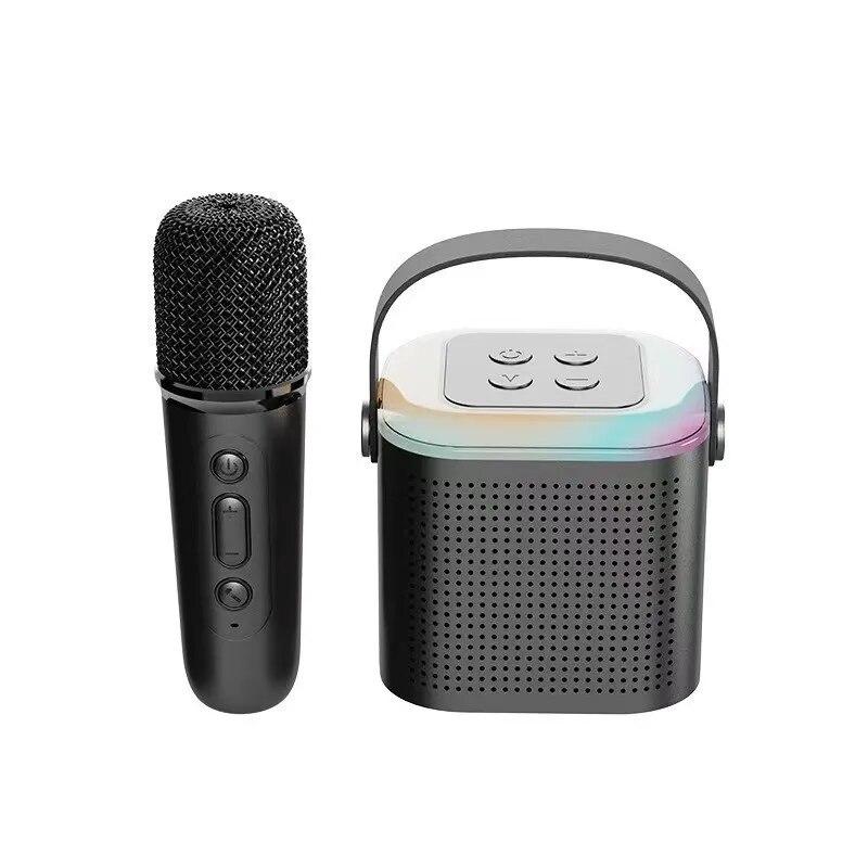 1-2 Wireless Microphone Karaoke Machine Portable Bluetooth 5.3 PA Speaker System MP3 Player Karaoke Machine For Kids Adults Home