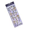 Coisini Korean-Style 3D Modeling Cute Little Girl Laser Stickers for Journals