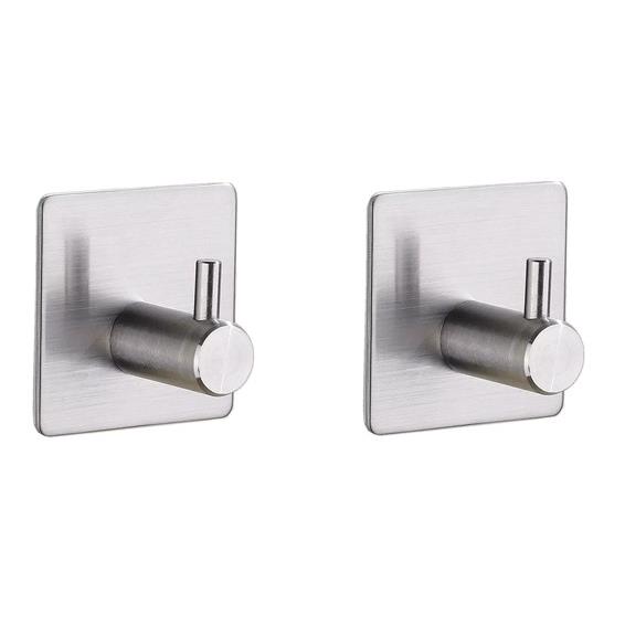 Toilet Paper Holder with Shelf + 2 Bathroom Hooks Loft Set