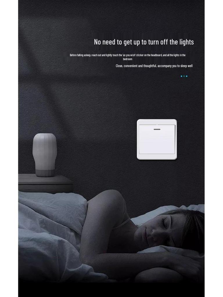 Wireless Smart Remote Master-Slave Light Switch 220V – Easy Installation