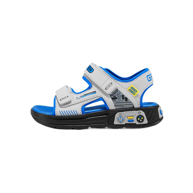 Skechers Comfortable Fashion Versatile Casual Low-Top Kids Sandals Kids sandals Gray 402271L-GYBK 27.5