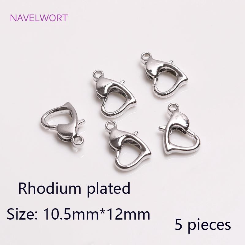 18K Gold Plated Lobster Clasps Spring Clasps End Tip Covers Crimp Beads Covers Wire Protectors DIY Jewelry Making Accessories