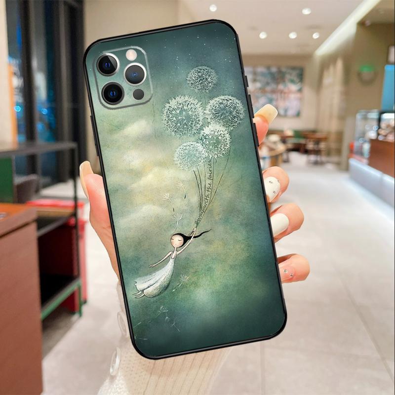 

Dandelion Phone Case For iPhone 17 Air 16 14 13 11 15 Pro Max mini 15 16 Plus 16e Protective Cover iPhone 13Pro MAX